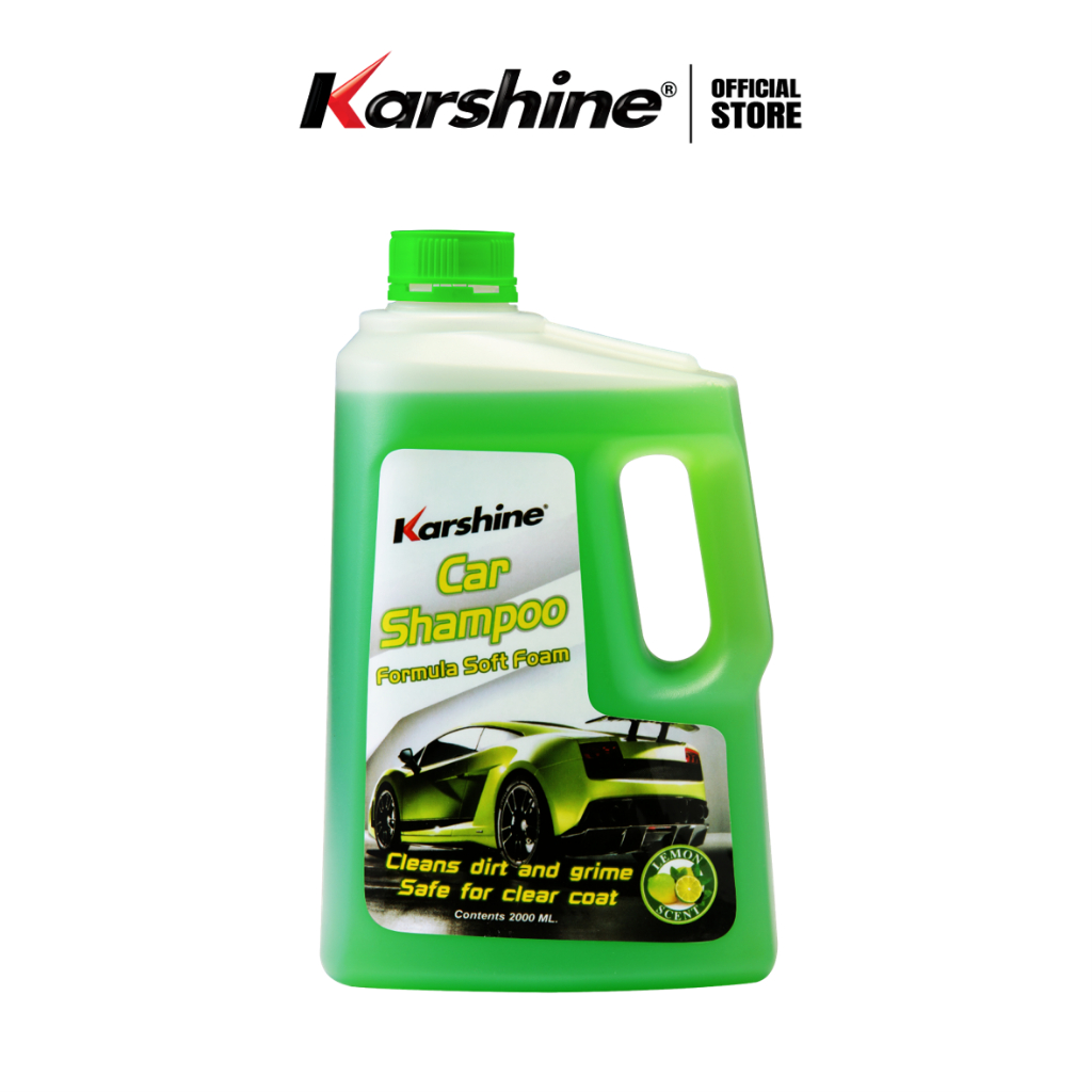 Karshine แชมพูล้างรถ Car Shampoo Soft Foam กลิ่น Lemon-Green 2000 มล.
