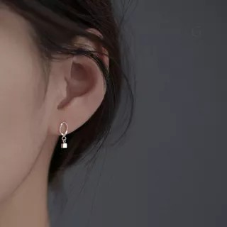GLAMOR✨ตุ้มหูเงิน Not The Same ต่างหูห่วงเงิน ต่างหู 925 เท่น่ารัก ต่างหูแฟชั่น ตุ้มหูเงินแท้