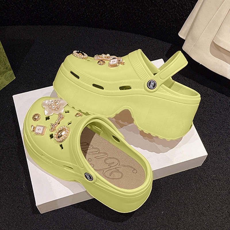 Luckkyshoes สินค้าเข้าใหม่สุดปังพร้อมส่ง รองเท้าหัวโตแฟชั่นสไตล์เกาหลี ดีเทลงานรัดส้น ทรงสวย น้ำหนักเบา เสริมส้นถึง 2.4