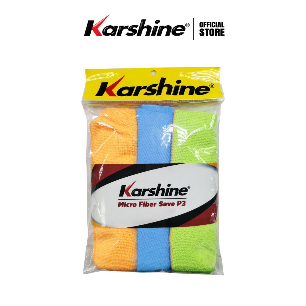 Karshine ผ้าไมโครไฟเบอร์ เซฟแพ็ค 40 x 40 ซม.