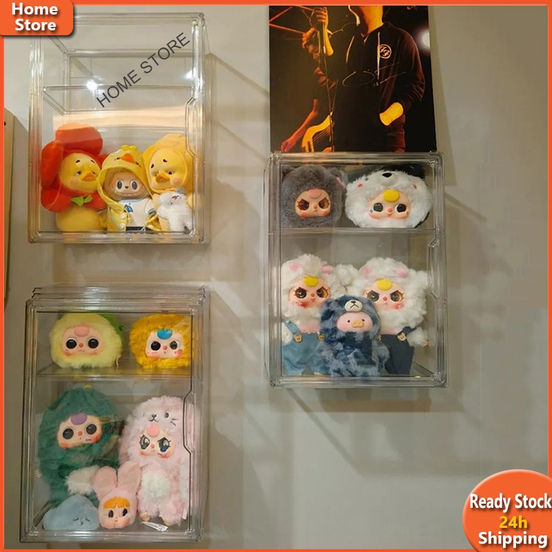 กล่องใส่ฟิกเกอร์ Pimomo ตู้โชว์โมเดล baby three กล่องโชว์โมเดล กล่องฟิกเกอร์ ติดกำแพงได้
