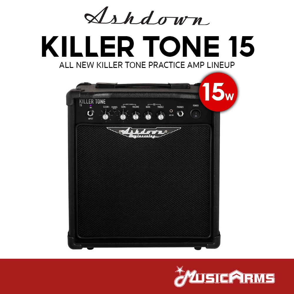 Ashdown KT-15 แอมป์กีต้าร์ไฟฟ้า Killer Tone แอมป์กีตาร์ KT 15 รับประกันศูนย์ Music Arms