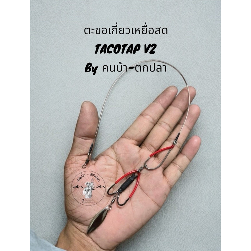 ชุดเบ็ดเกี่ยวเขียดสดตกปลาช่อน V2 By คนบ้า-ตกปลา