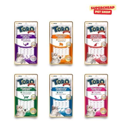 Toro Plus ขนมครีมแมวเลีย15 กรัม