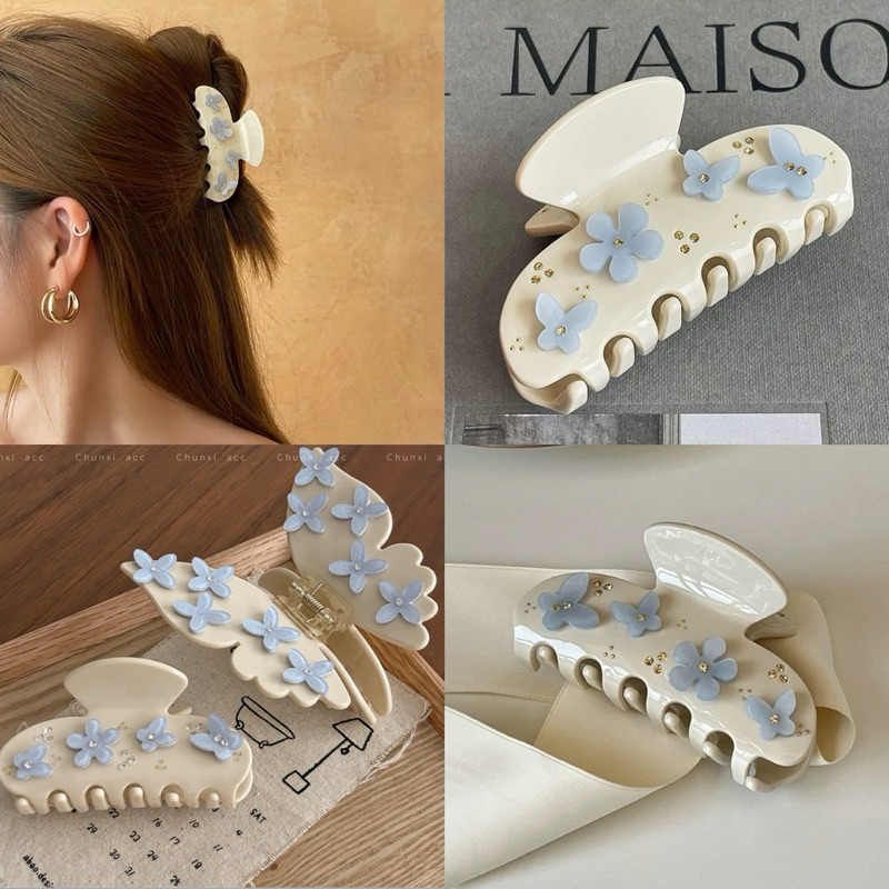 gurls.girl | (พร้อมส่ง) emi hair clip กิ๊บติดผม กิ๊บลายดอกไม้ กิ๊บลายผีเสื้อ