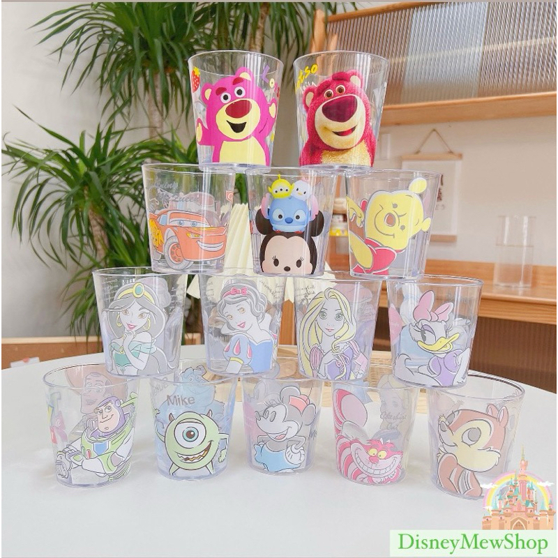 แก้วน้ำลายกาตูนย์Disneyลิขสิทธิ์แท้ขนาด320 ml