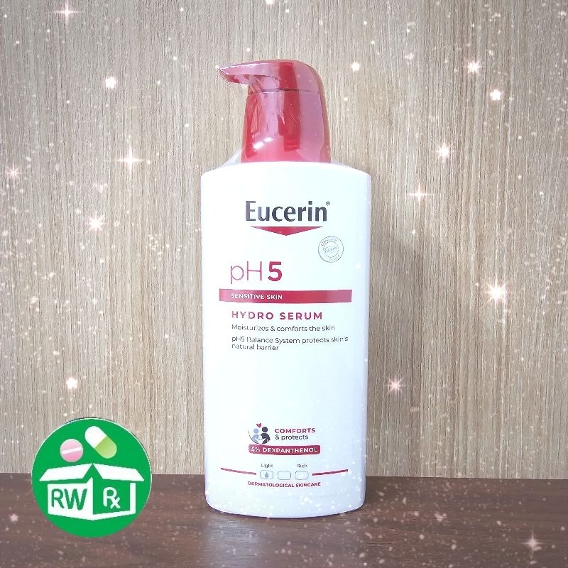 **Exp.5/27** Eucerin Hydro Serum 400ml ยูเซอริน พีเอช 5 ไฮโดร ซีรั่ม 400 มล. แตกตัวเป็นน้ำ ซึมซาบเร็ว ไม่เหนียวเหนอะหนะ
