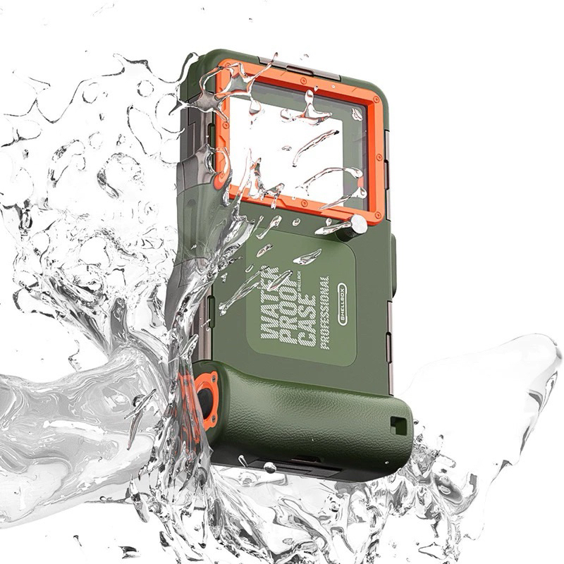 ส่งจากไทย รุ่นใหม่ เคสกันน้ำSHELLBOX Gen2 New Updated Waterproof Diving Case 50 ฟุต/15 m.กันน้ำ กันกระแทก แท้100%