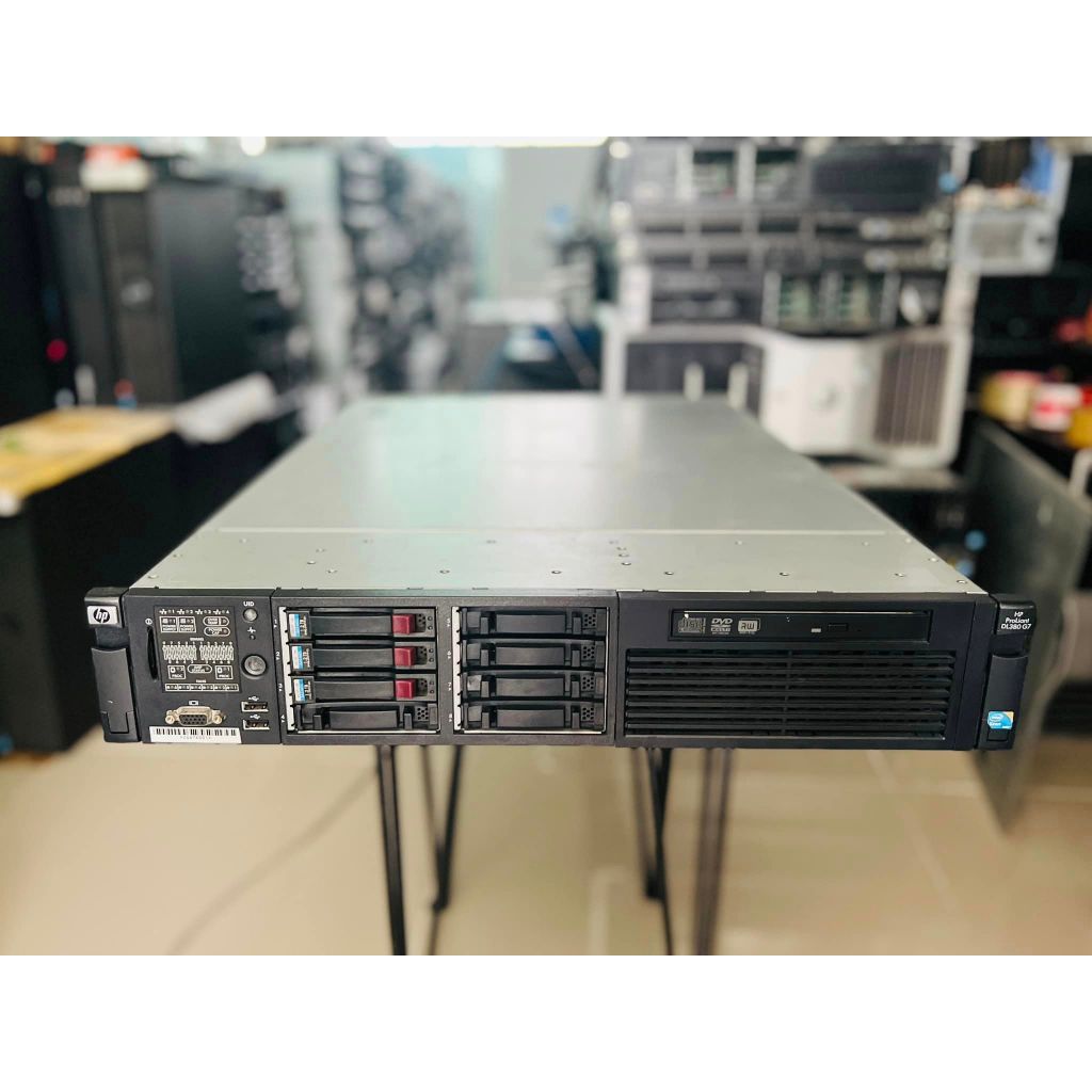 server hp dl380 g7 2cpu 32gb เซิร์ฟเวอร์เอชพีมือสองพร้อมใช้งาน