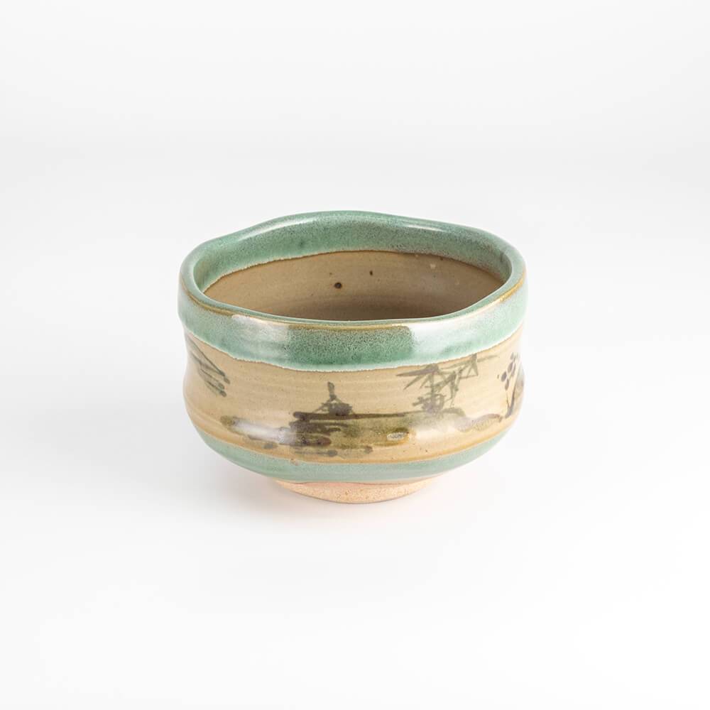 Aoyama Sansuiga Matcha Ceramic cut  (M03-003 Made in JP)