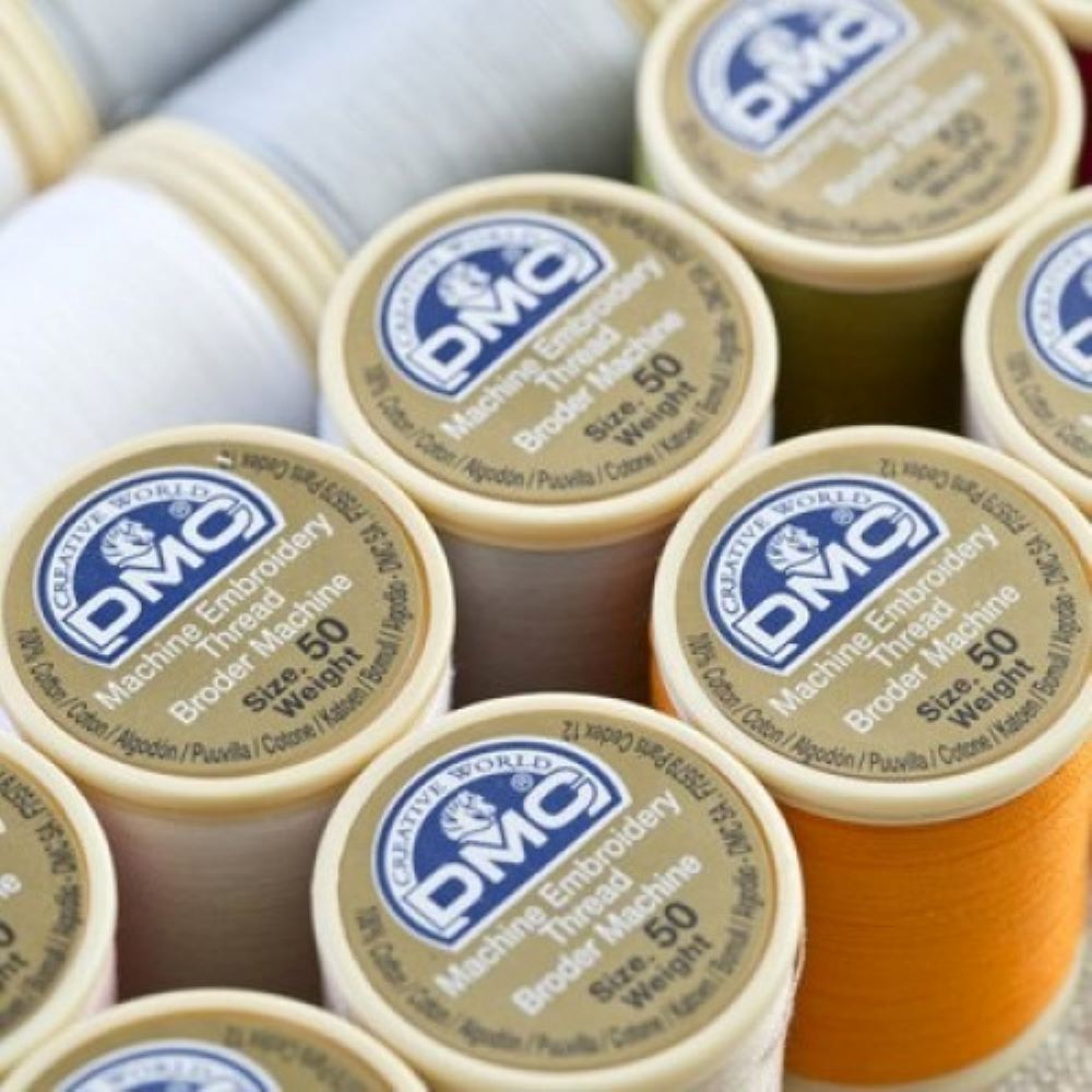 DMC  MACHINE EMBROIDERY THREAD ด้ายเบอร์ 50 ยาว 500 เมตร