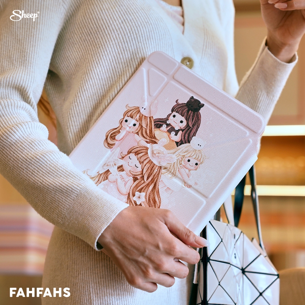 [People FAHFAHS] Sheep X FAHFAHS Limited Collection เคสสำหรับไอแพด กันงอกันกระแทก Peopleเคสเก็บปลอกปากกา แถมปลอกปากกา