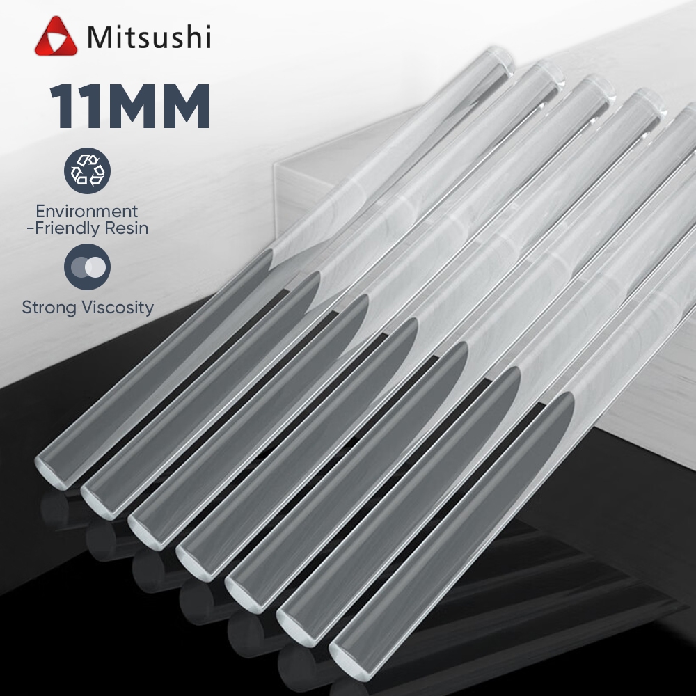 Mitsushi 11mm กาวแท่งร้อนละลายสำหรับปืนกาวใสสำหรับงาน DIY ใช้กับปืนแท่งปืนกาว 60W