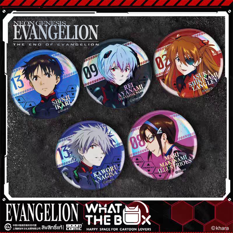เข็มกลัด Evangelion ลิขสิทธิ์แท้ อีวานเกเลียน มหาสงครามวันพิพากษา EVA Neon Genesis Evangelion