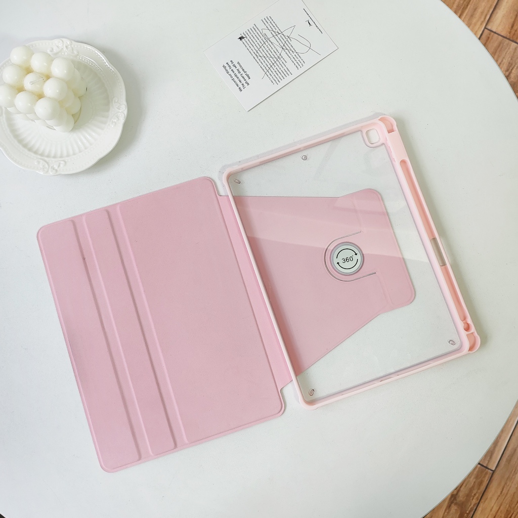 360 หมุนหมีเนย เคสสำหรับไอเเพด แบบใส่ปากกาได้สำหรับรุ่นไอแพด10.9 2/3/4 Air2 Pro9.7 gen8 gen9 10.2 pro10.5 Air3 Air4 Air5