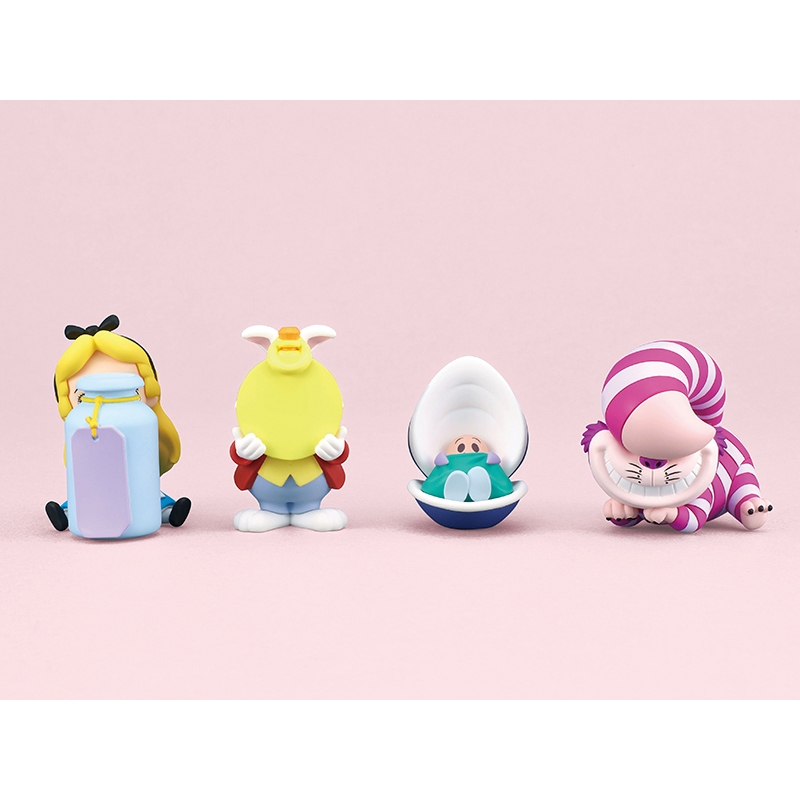 Disney กาชาปอง คอลเลคชั่น Alice in wonderland มีให้เลือก 4 แบบ ครบเซ็ทน่าสะสม นำเข้าจากญี่ปุ่น สินค้าพร้อมส่งจากไทย