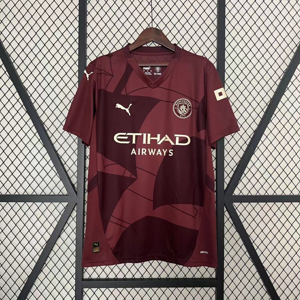ใหม่ล่าสุด!!! เสื้อ แมนซิตี้ AAA เกรดแฟนบอล Third ชุดสาม ปี 2024/25