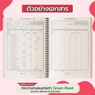 สมุดรายงานเงินสด-รับจ่าย สำหรับผู้ประกอบการที่เลือกหักค่าใช้จ่ายตามจริง สำหรับภาษีเงินได้บุคคลธรรมดา