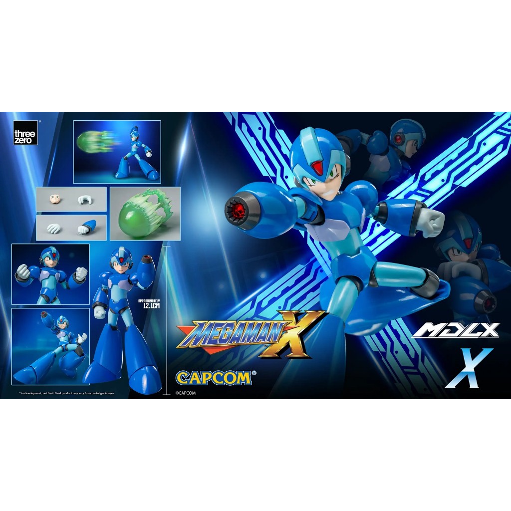 [Pre-order][ของแท้] threeZero x CAPCOM MDLX Megaman X / Rockman X - หุ่นยนต์โมเดล ร็อคแมน เอ็กซ์