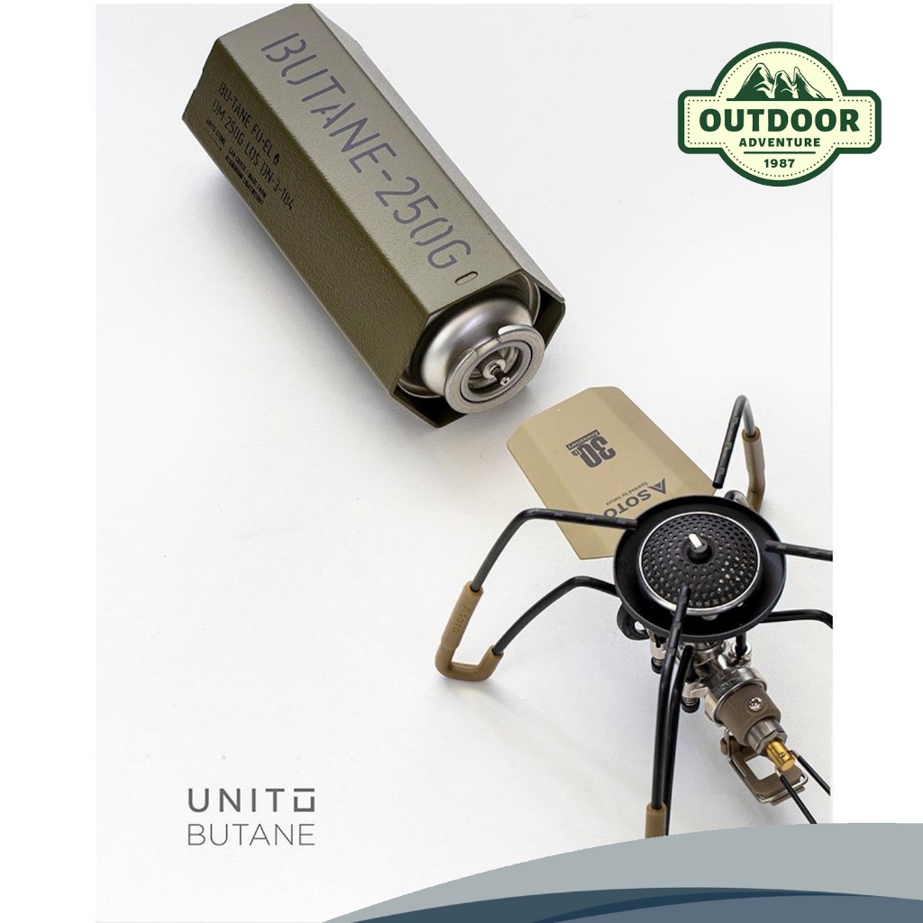 UNITO Aluminum Butane Fuel Tank Cover 250g