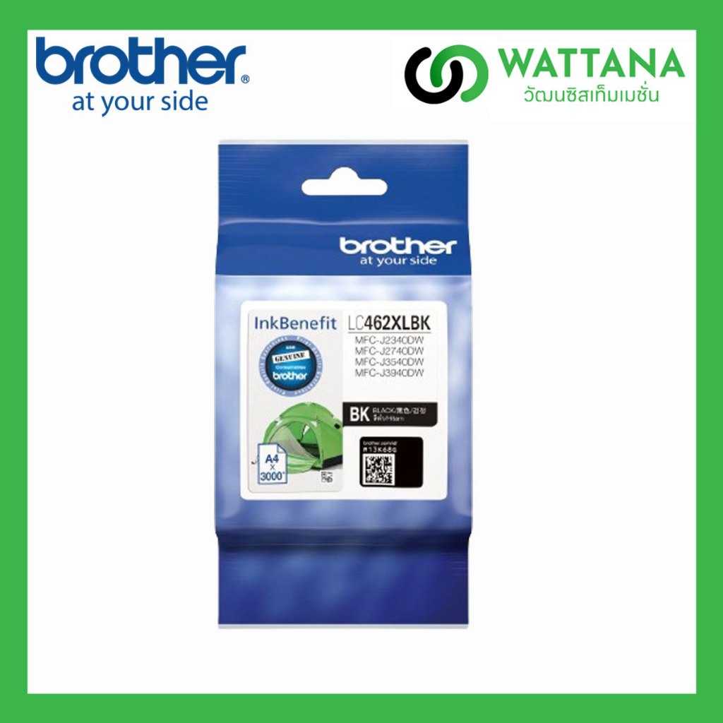 INK Brother LC462XL ทุกสีของแท้ For MFC-J2340DW/J2740DW/J3540DW/J3940DW