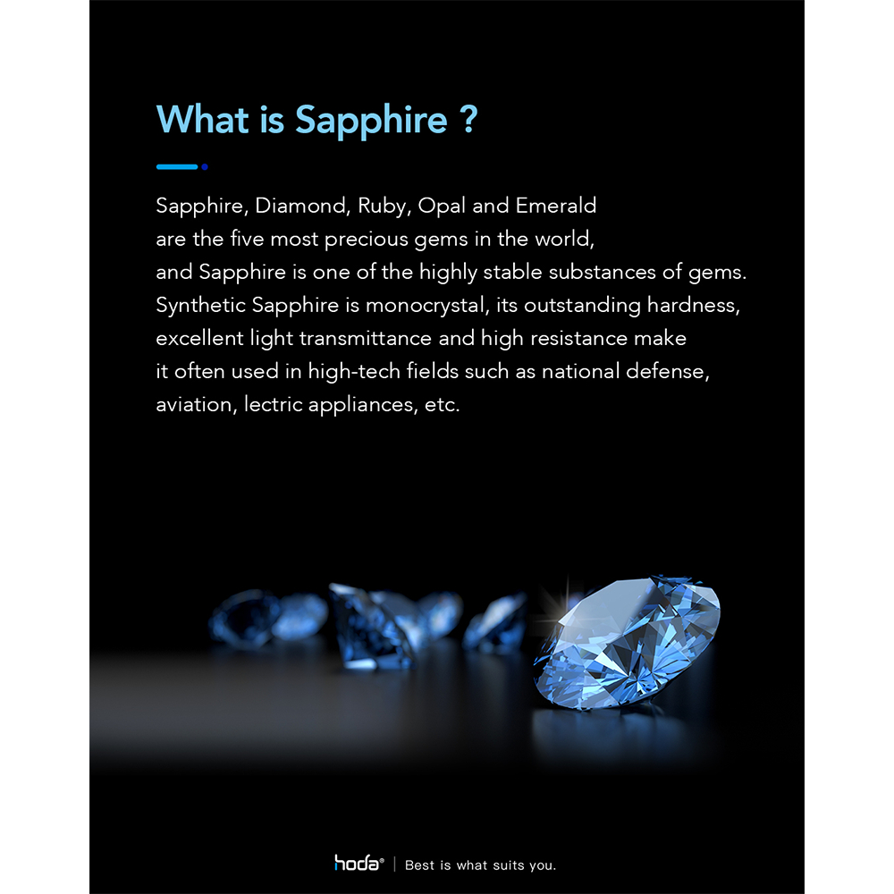 Hoda กระจกเลนส์กล้องสำหรับ iPhone 16 / 16 Plus รุ่น Sapphire Lens Protector - รูปที่ 6