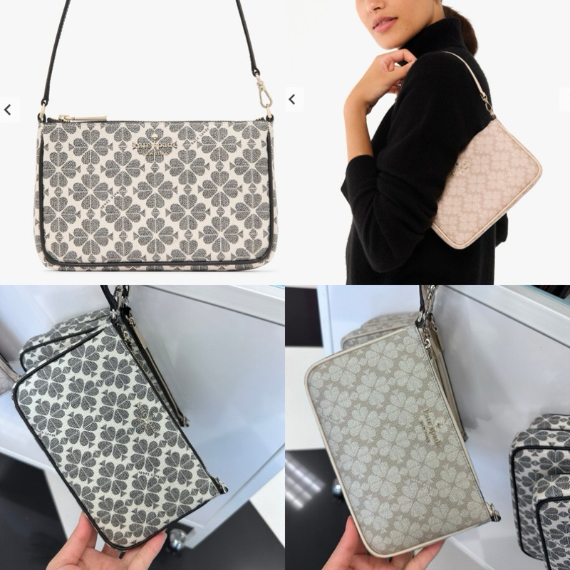 Kate Spade คล้องมือ รุ่น leila pebbled leather converti K6088 หนังแท้ทั้งใบ