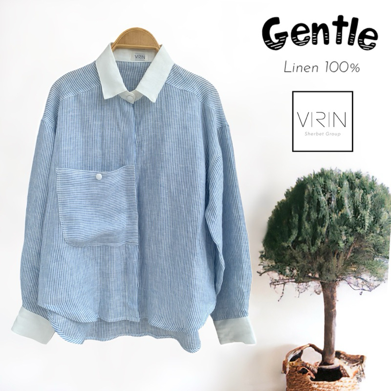 เสื้อเชิ๊ตลินิน รุ่น Gentle ออกแบบตัดเย็บในไทย
