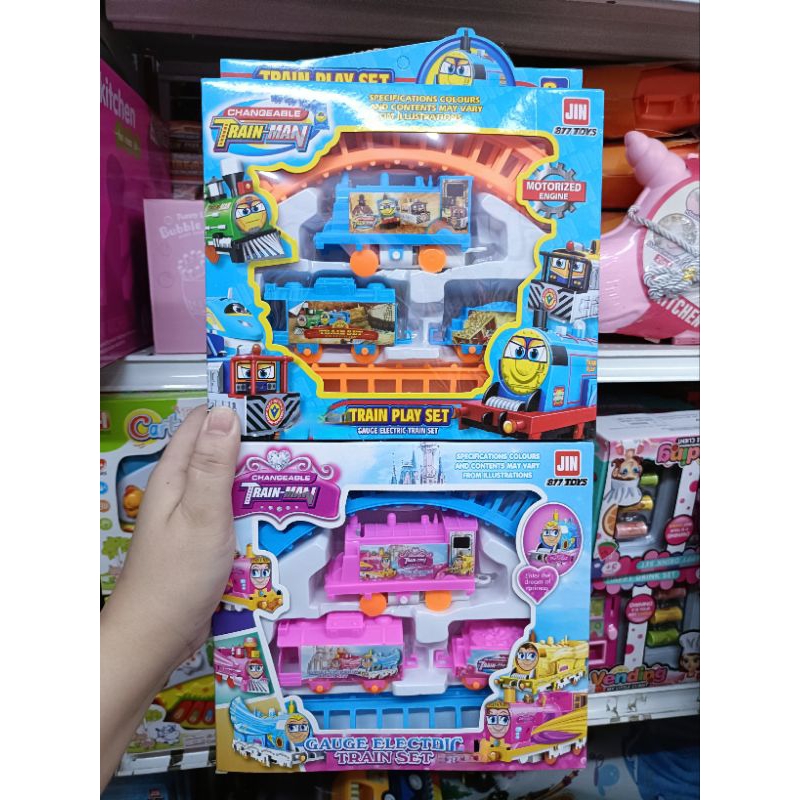 รถไฟพร้อมราง รถไฟใส่ถ่านวิ่งได้พร้อมราง(พร้อมส่ง)ของใหม่ตรงปก %