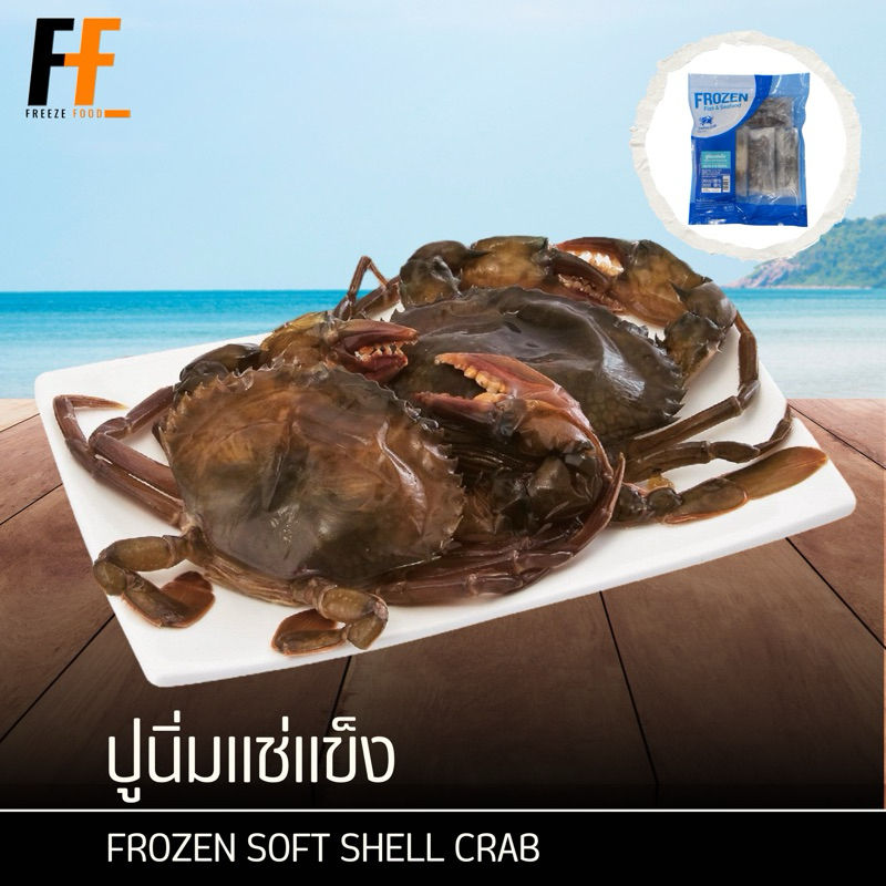 ปูนิ่มแช่แข็ง 1 กิโลกรัม | FROZEN SOFT SHELL CRAB