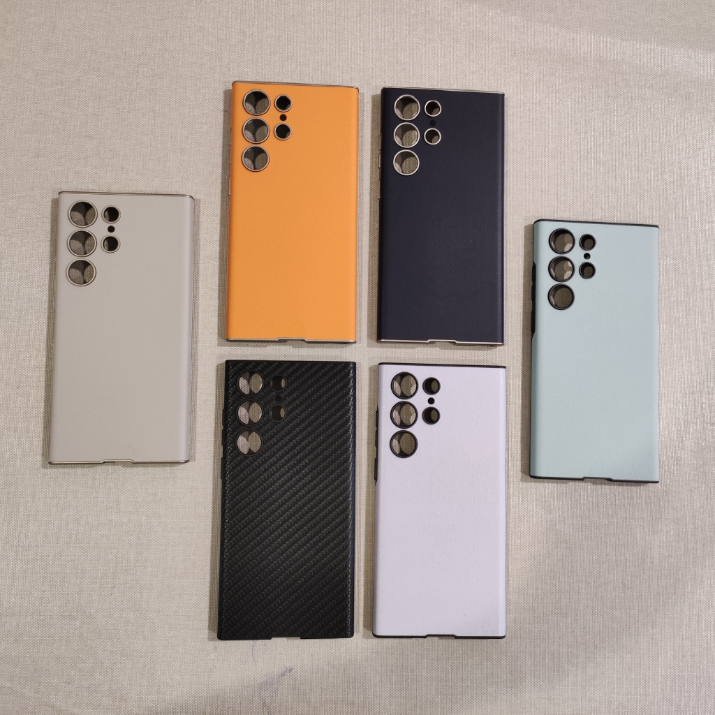เคส S24 Ultra / S23 Ultra Case Leather PU เคสหนังPU  ห้ามใส่กับกระจกกันเลนส์กล้อง (THพร้อมส่ง ในไทย)