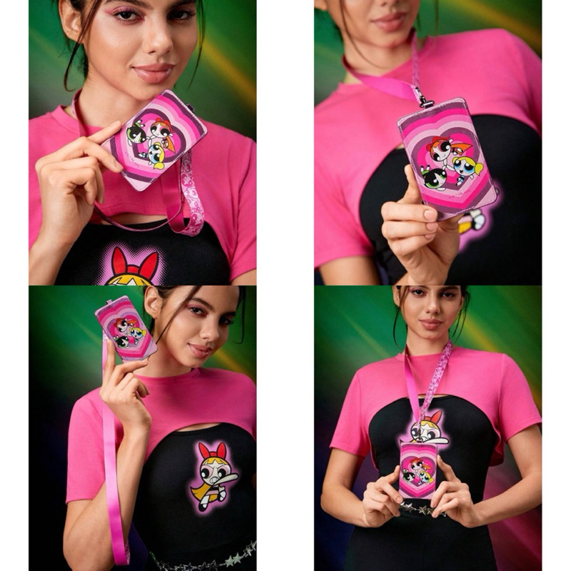 พร้อมส่ง!! the powerpuff girls สายคล้องใส่บัตร