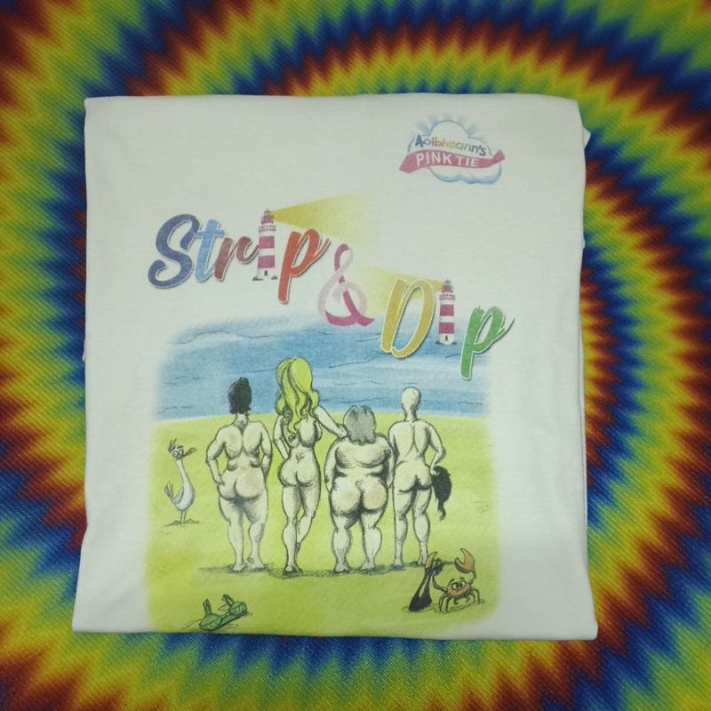 เสื้อยืดมือสอง ต่างประเทศ ลายวินเทจ ลายปั่นๆ ทะลึ่งๆ Size XL.24/ยาว29.5