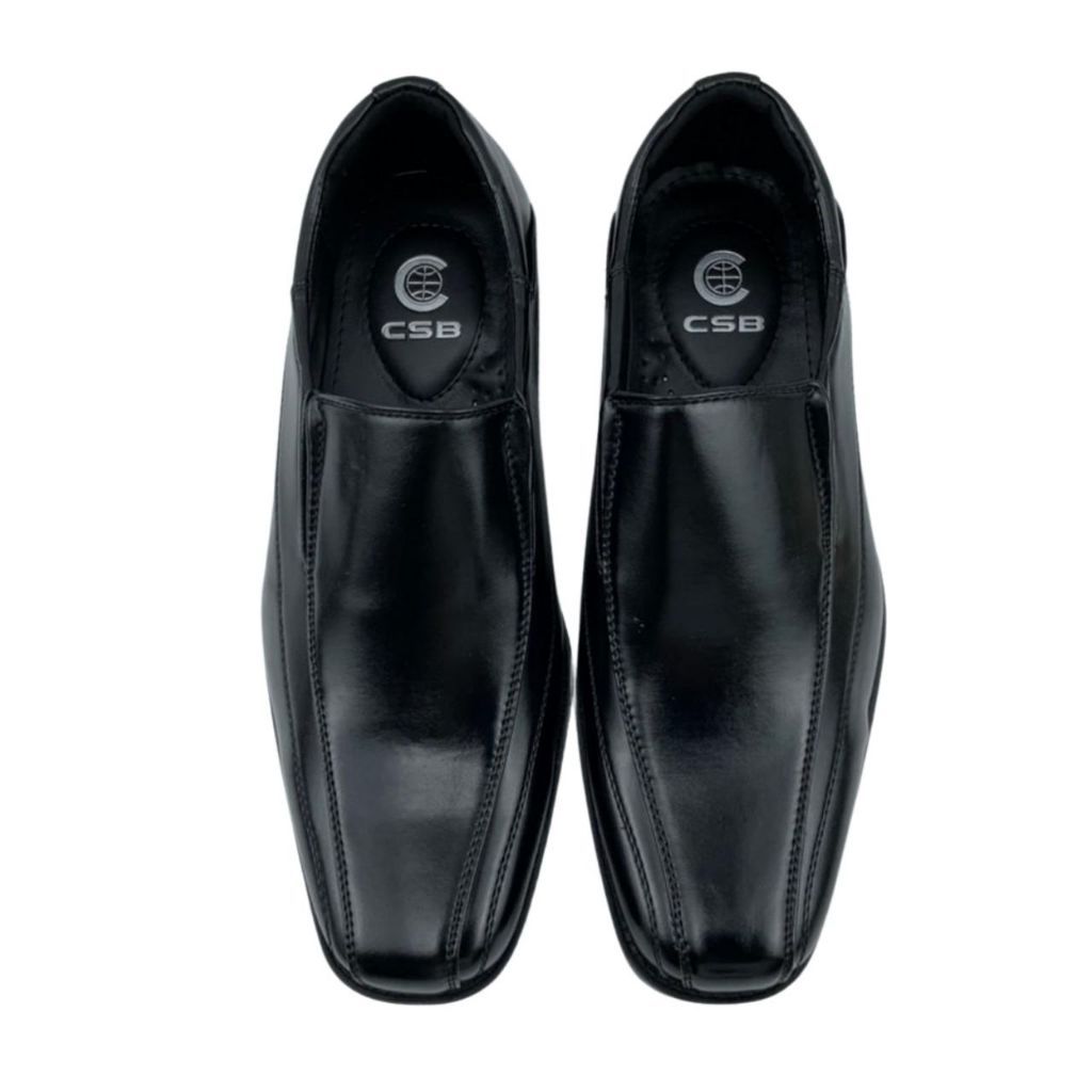 CSB มีถึงไซส์ 47 รองเท้าคัชชูหนังชายสีดำ รุ่น CM500 ไซส์ 39-47#