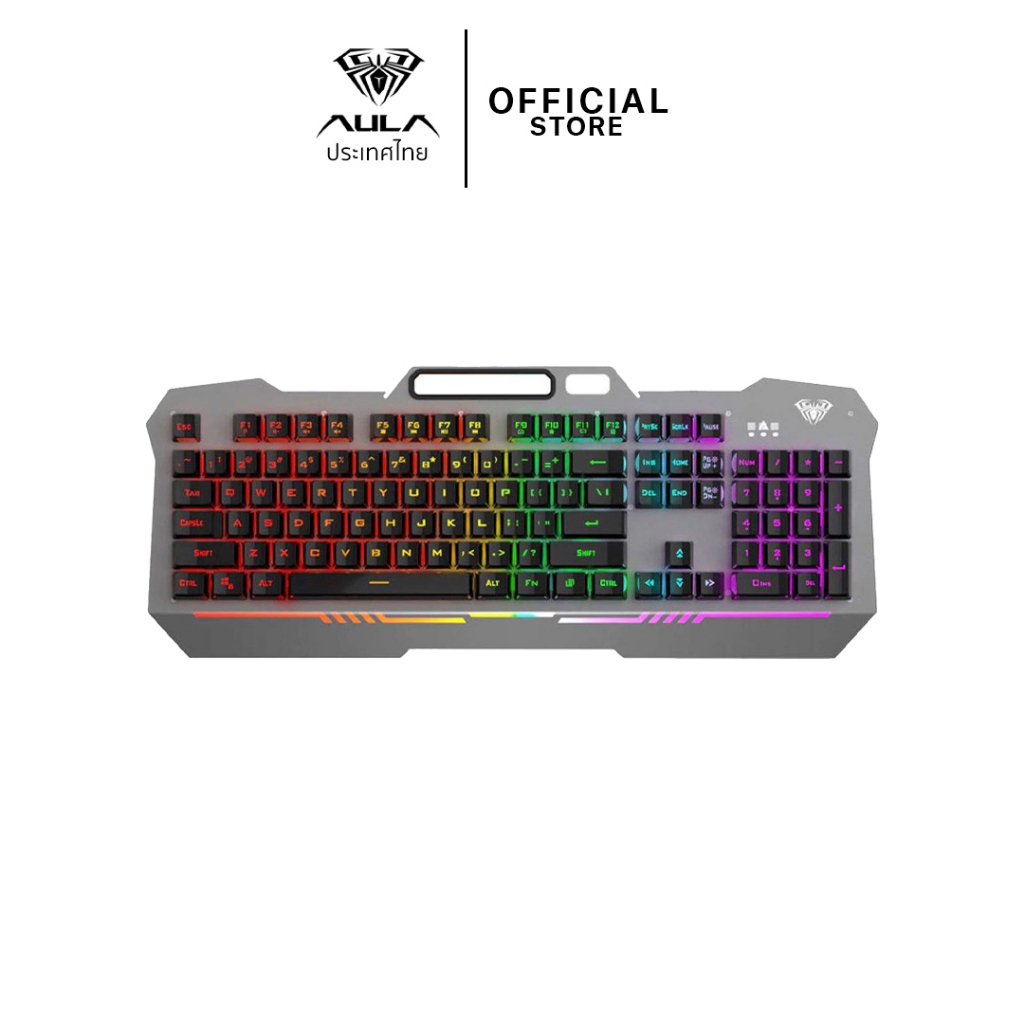 คีย์บอร์ด - AULA F3010 - Membrane Gaming Keyboard Macro คีย์ไทย รับประกัน 2 ปี