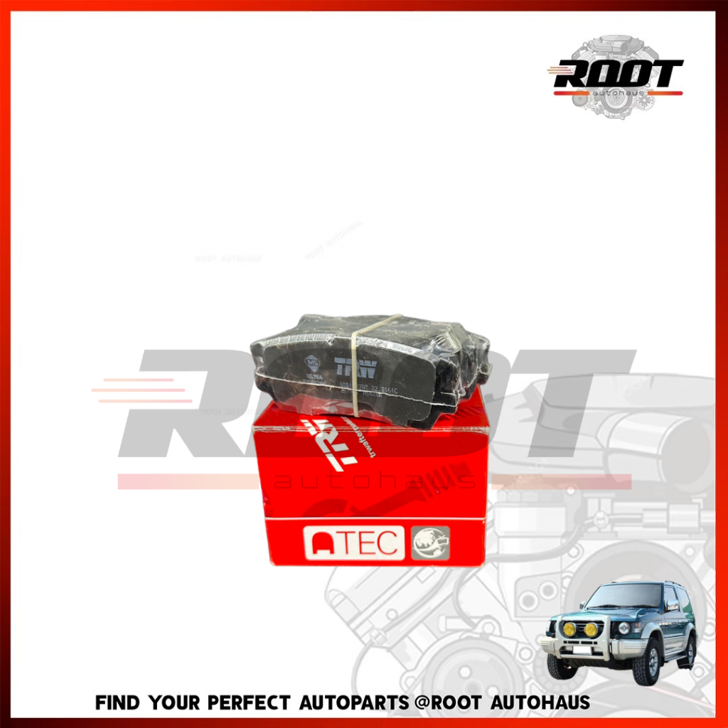 TRW ผ้าดิสเบรคหลัง MITSUBISHI PAJERO 3.5L V6 4WD ปี 90 - 00 เบอร์ GDB1126AT