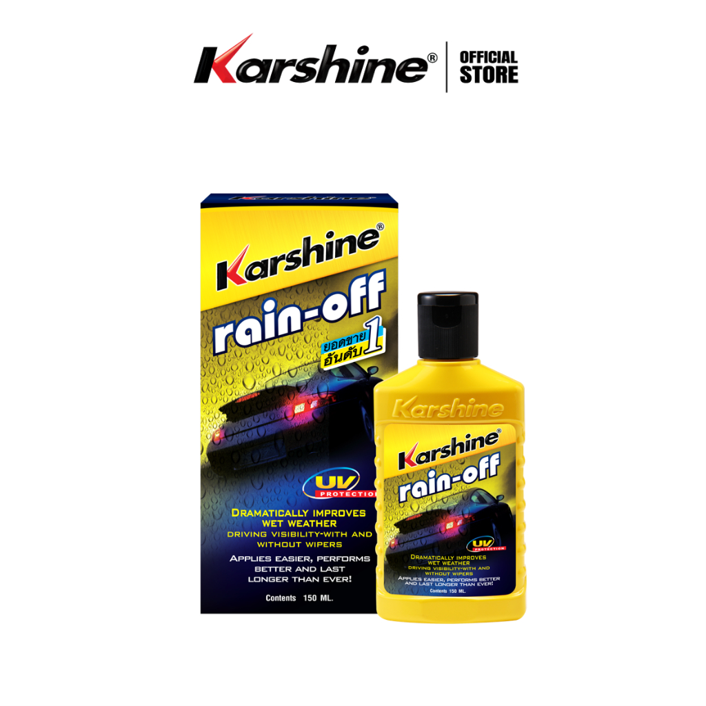 Karshine Rain Off น้ำยาเคลือบกระจก เรนออฟ ขนาด 150 มล.