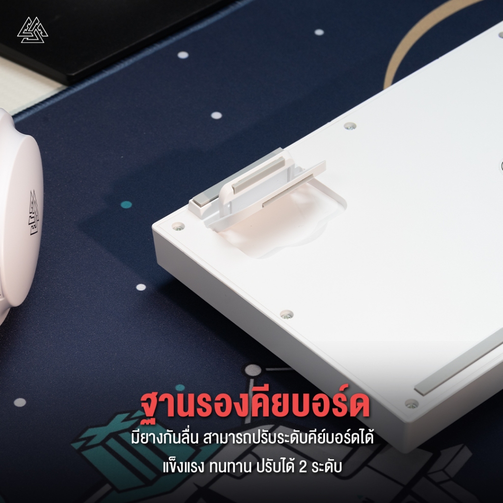 EGA Type K10 Gaming Keybord Membrane Switch คีย์บอร์ดมีไฟ เสียงเงียบ  98 ปุ่ม | ไทย/Eng |ประกัน 2 ปี