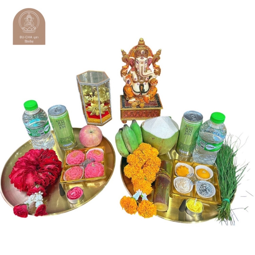 BC09-9 เซ็ตไหว้องค์เทพพร้อมพวงมาลัย