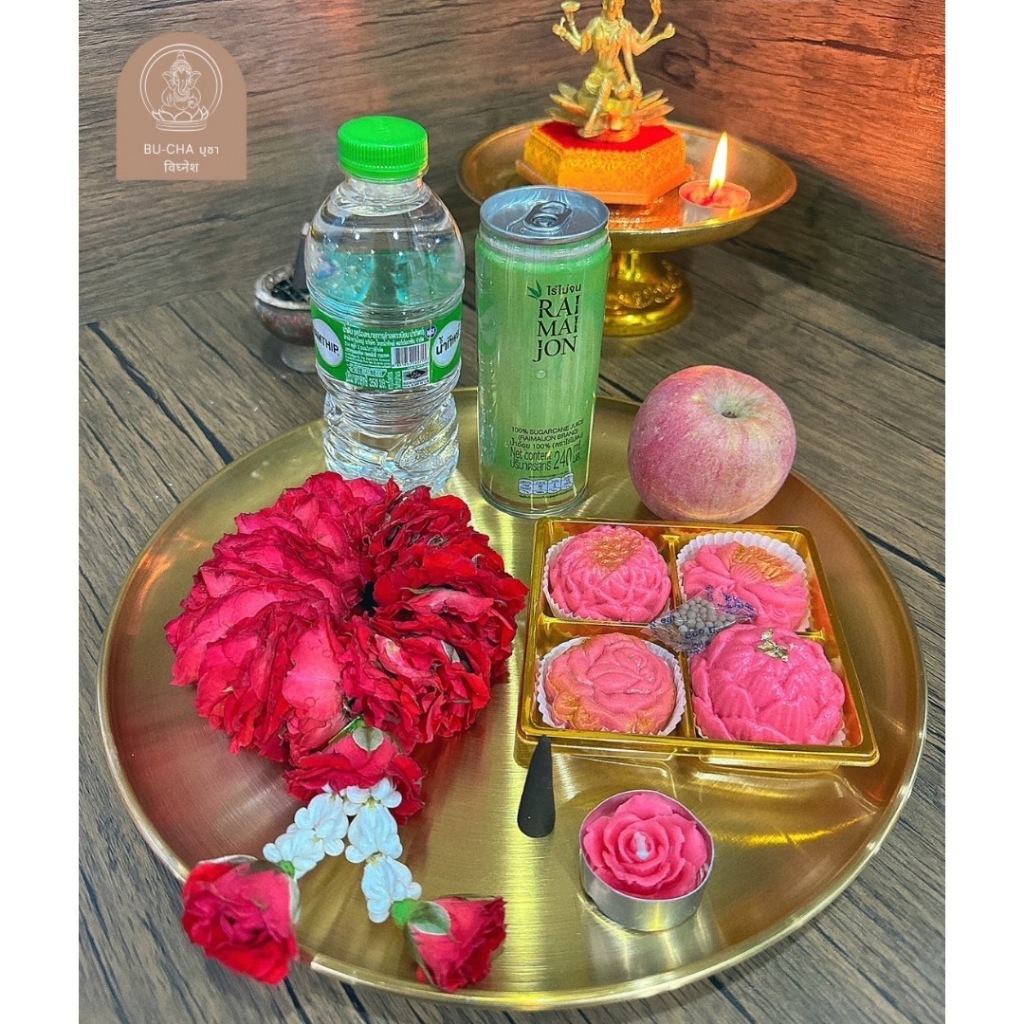 BC09-9 เซ็ตไหว้องค์เทพพร้อมพวงมาลัย - รูปที่ 3