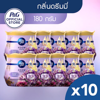Ambi pur แอมบิเพอร์ เจล เฟรช Premium Parfum ดรีมมี่ 180 กรัม x10