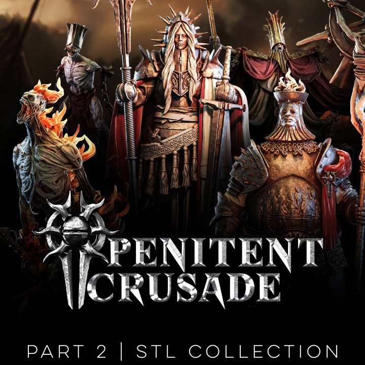 Penitent Crusade - proxy miniature สำหรับ Trench Crusade [ผลิตภายใน 1-3 วัน]