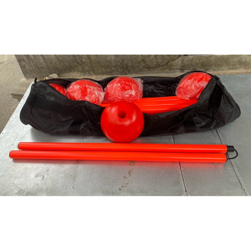 ชุดเสาสลาลม พร้อมกระเป๋า Victory (1 ชุด มี 5 ชิ้น) ฐานใส่น้ำ หรือ ทรายได้ - รูปที่ 4