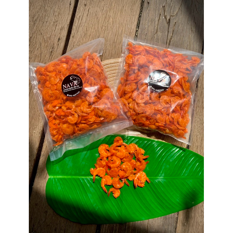 กุ้งบาง กุ้งแห้งเด็ดหัว ตัวใหญ่ สดใหม่ ขนาด 500 กรัม