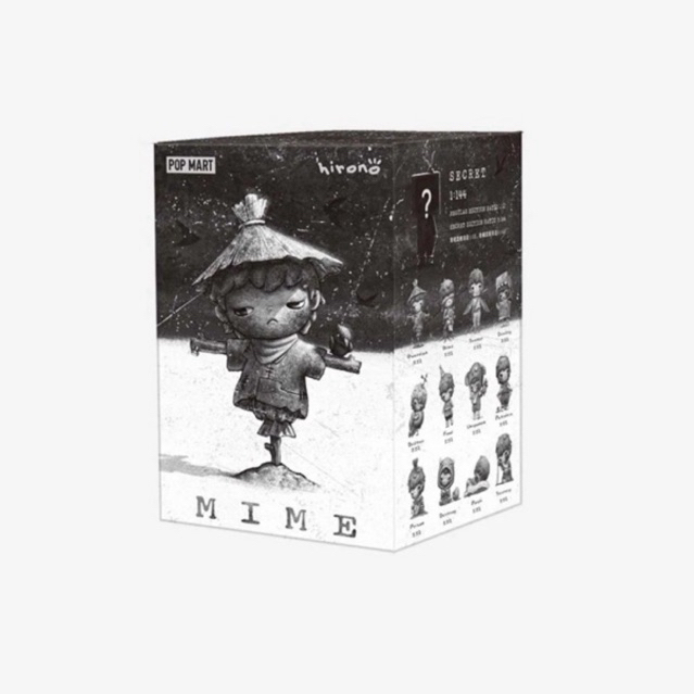 (Live/วีดิโอลด100฿) กล่องสุ่มพร้อมส่ง Hirono Mime Series Blind Box : Pop Mart