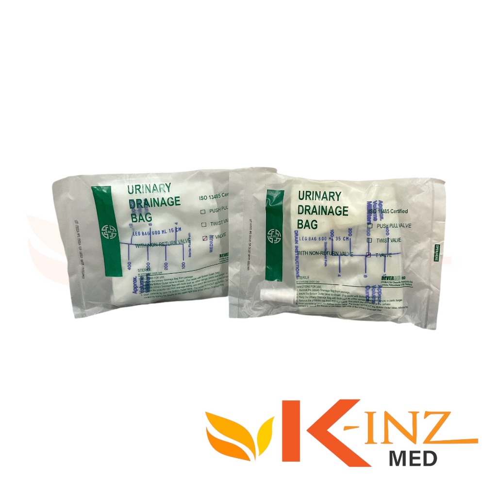 ถุงปัสสาวะชนิดติดขา ยี่ห้อ BMI ขนาดบรรจุ 600 ml (ชนิดสายรัด 15 และ 35 Cm)