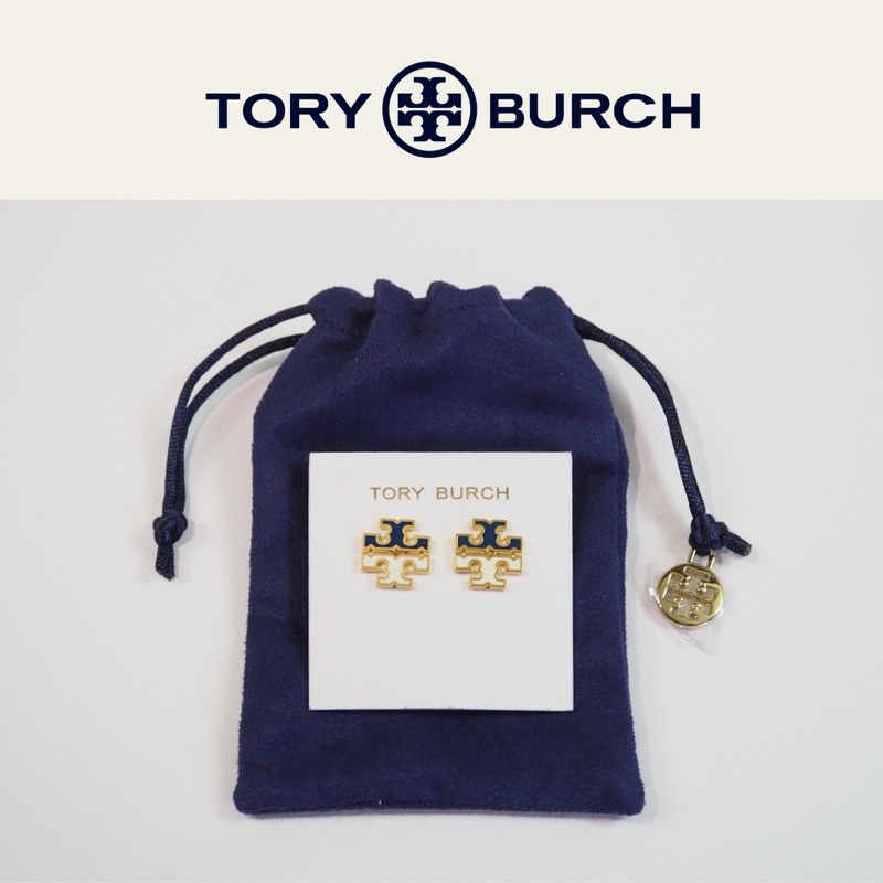 TORY BURCH ต่างหู ของแท้ 100% จากประเทศอเมริกา 💯🇺🇸❤️ Tory Burch Earrings พร้อมถุงผ้า