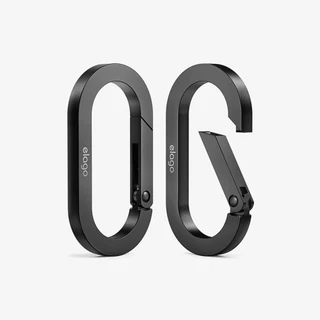 Elago Flat Carabiner 3 Color ห่วงเหล็กแบบแบน คุณภาพสูง ใช้คล้องกุญแจ Airpods กระเป๋า สินค้าพร้อมส่ง