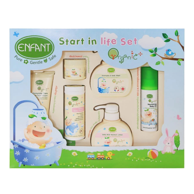 ENFANT (อองฟองต์) Organic Start In Life Set เซ็ตคุณแม่แรกคลอด 1กล่อง/6ไอเท็ม