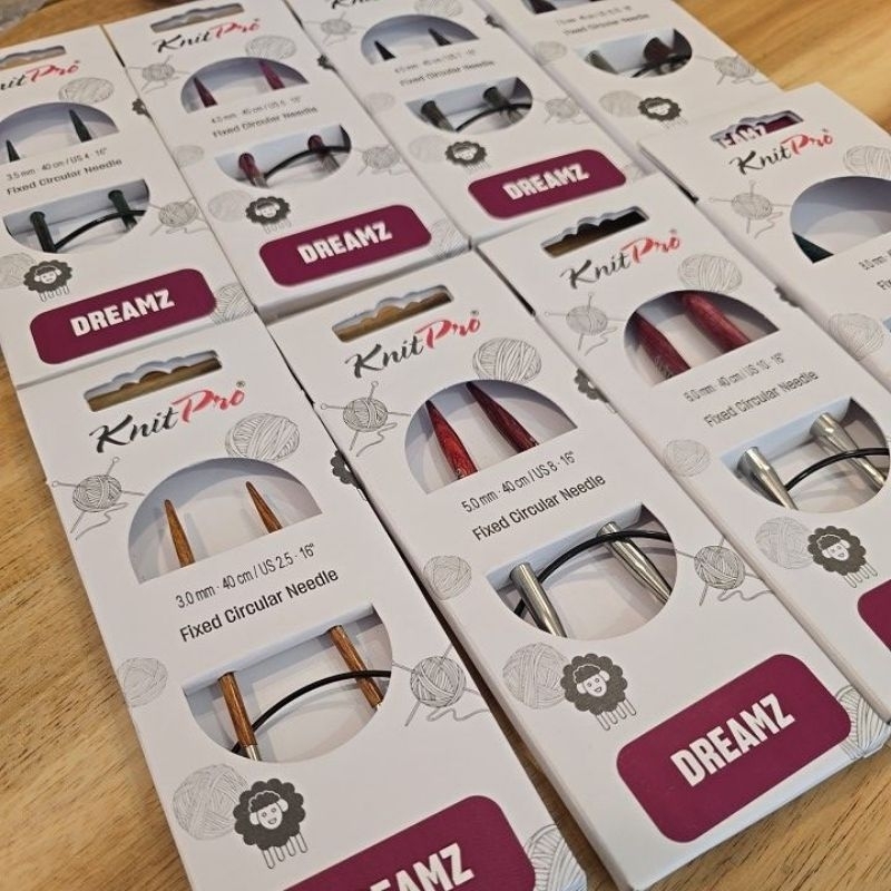 knitpro dreamzไม้วงกลมขนาด40cmถักหมวกวงแขนงานถักวงกลมชิ้นเล็ก